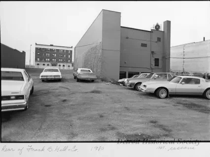 Print, Photographic - Rear of Frank B. Hall & Co.