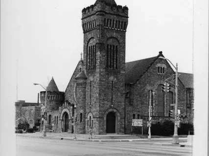 Print, Photographic - Catholic Church, Woodward Ave