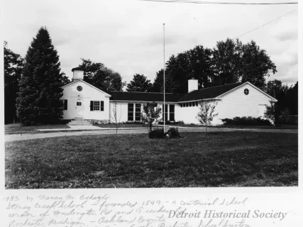 Print, Photographic - Stoney Creek School - founded 1849 - a centennial school