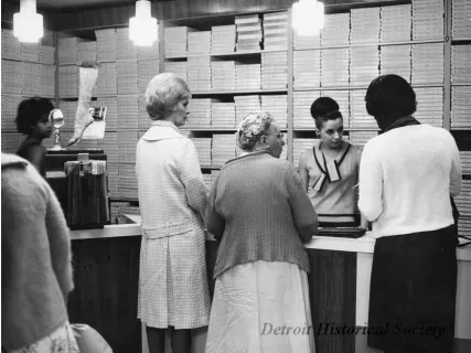 Print, Photographic - Interior of Parklane Hosiery Store