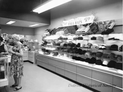 Print, Photographic - Interior of Drake's Millinery Shop
