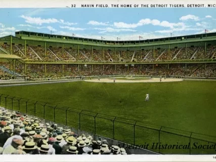 Postcard - Navin Field, The Home of the Detorit Tigers, Detroit, Mich.