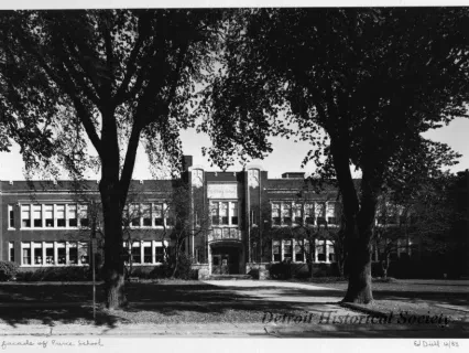 Print, Photographic - Facade of Pierce School