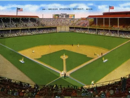Postcard - Briggs Stadium, Detroit, Mich.