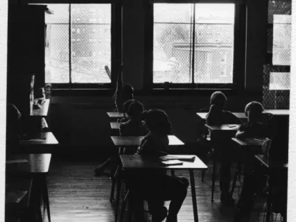 Print, Photographic - Classroom at Burton Elementary School