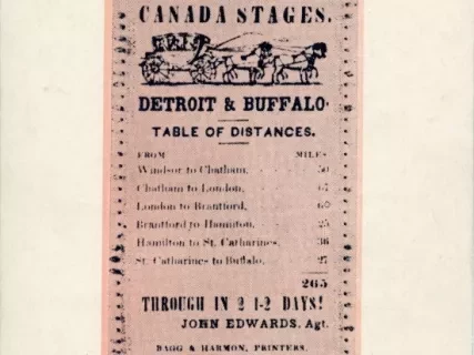 Postcard - Detroit to Buffalo