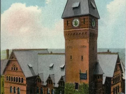 Postcard - Michigan Central Depot, Detroit, Mich.