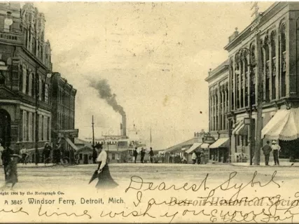 Postcard - Windsor Ferry, Detroit, Mich.