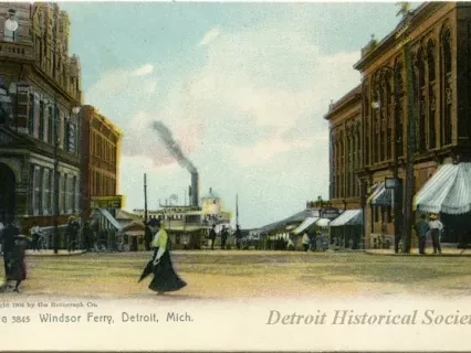 Postcard - Windsor Ferry, Detroit, Mich.