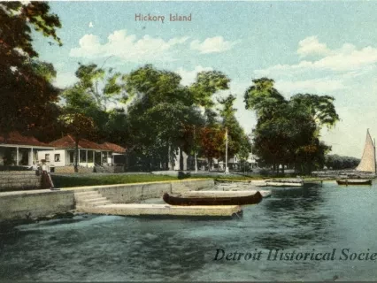 Postcard - Hickory Island