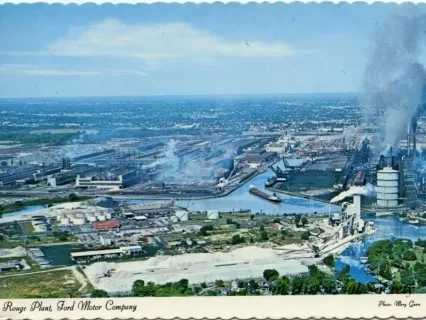 Postcard - Rouge Plant, Ford Motor Company
