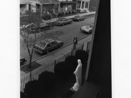 Print, Photographic - Immaculate Conception Ukrainian Catholic School - View Out the Front Window