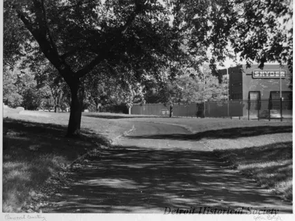 Print, Photographic - Elmwood Cemetery, looking southeast