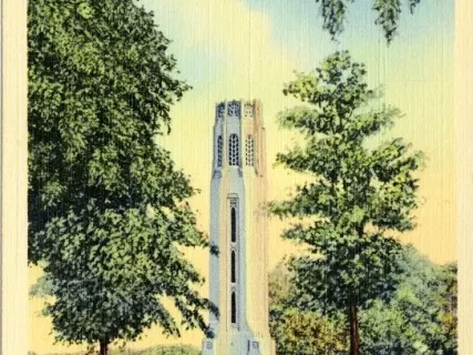 Postcard - Nancy Brown Peace Carillon - Belle Isle Park, Detroit