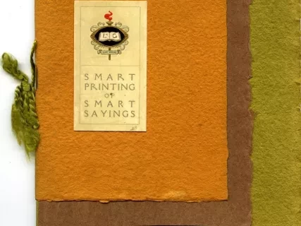 Brochure - Smart Printing of Smart Sayings
[Liggett & Gagnier Art Printers]