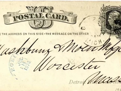 Postcard - Snow's Wire Work
(Snow & Bolles)