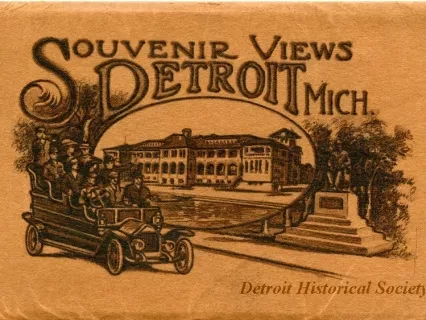 Post Folder - Souvenir Views Detroit Mich.