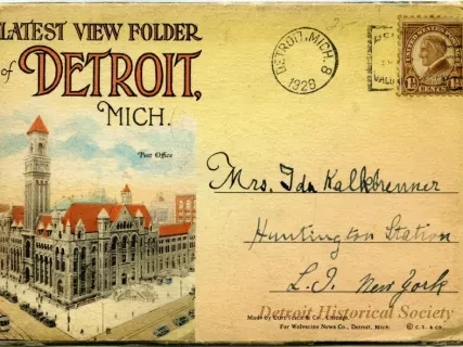 Post Folder - Latest View Folder of Detroit, Mich.