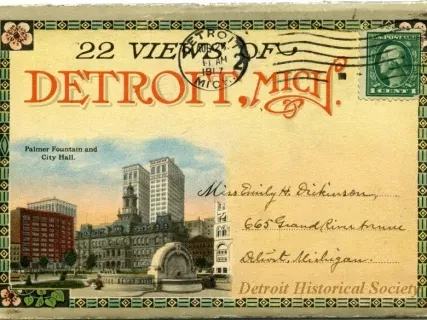 Post Folder - 22 Views of Detroit, Mich.