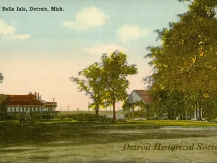 Postcard - Belle Isle, Detroit, Mich.