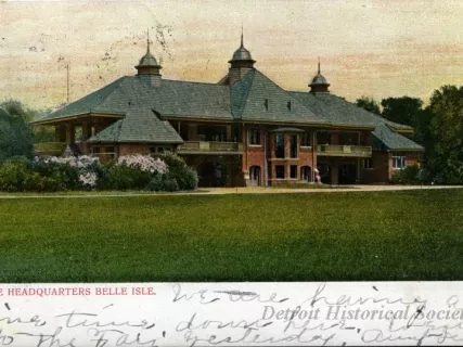 Postcard - Bicycle Headquarters Belle Isle