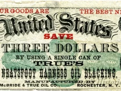 Advertisement - True's Neatsfoot Harness Oil Blacking