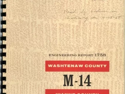 Report - Engineering Report 1758
M-14
Washtenaw County, Wayne County