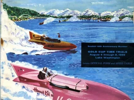 Program - 52nd Running, 
Gold Cup Official Regatta Magazine