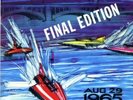 Program - Spirit of Detroit Regatta,
Unlimited Hydroplanes, Final Edition
