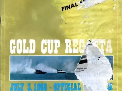 Program - Gold Cup Regatta,
Final Edition