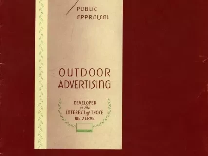 Report - An Adaptation of a Chart Presentation based upon results of a survey on Outdoor Advertising