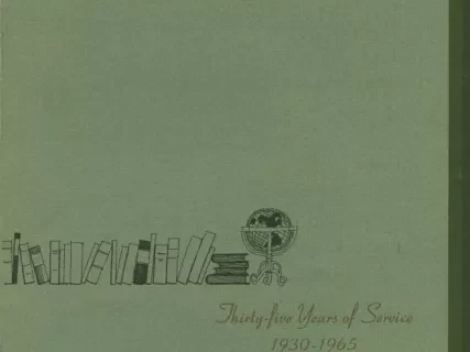 Brochure - Thirty-Five Years of Service 1920-1965