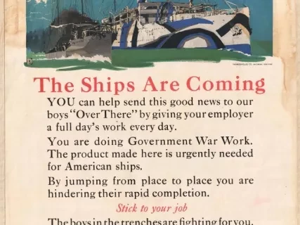 Poster - The Ships Are Coming
