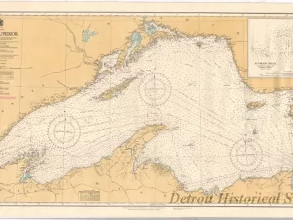 Chart, Navigational - Lake Superior