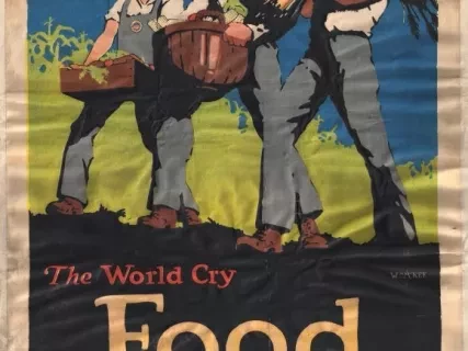 Poster - The Spirit of '18
the World Cry, Food, Keep the Home Garden Going