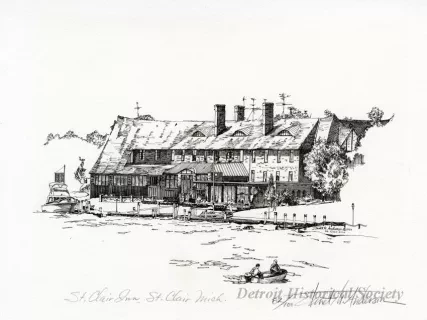 Drawing - "St. Clair Inn"