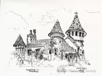 Drawing - "Curwood Castle" - m