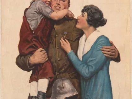 Poster - For Home and Country,
Victory Liberty Loan