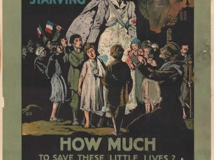 Poster - Motherless Fatherless Starving.
HOW MUCH To Save These Little Lives?