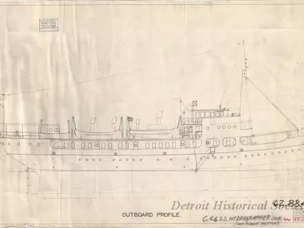 Drawing, Technical - Outboard Profile
