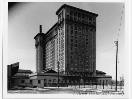 Print, Photographic - Michigan Central Railroad Depot, Detroit, MI