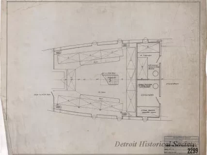 Drawing, Technical - After Crews Space for Tug Frank Perry