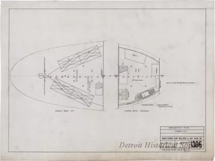 Drawing, Technical - Arrangement Plans, Harbor Tug
(Hull No. 64)