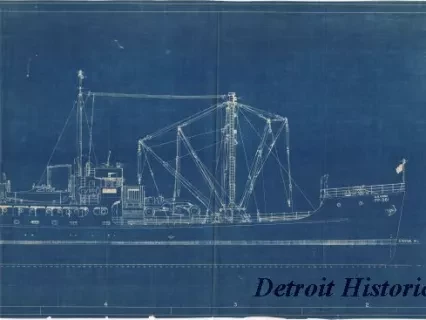 Blueprint - 176' Supply Vessels,
Outboard Profile