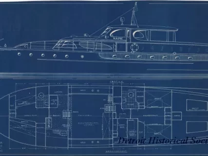 Blueprint - Arrangement, 56' x 15' Cruiser