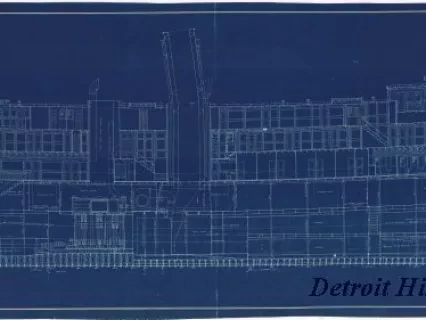 Blueprint - Inboard Profile,
S.S. Alabama - Goodrich Transit Co.
(Hull No. 36)