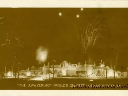 Postcard - "The Awakening"--World's Greatest Outdoor Spectacle