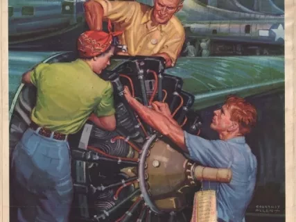 Poster - 6th War Loan, The Sky's the Limit!
Keep Buying War Bonds