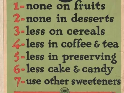 Poster - sugar - save it