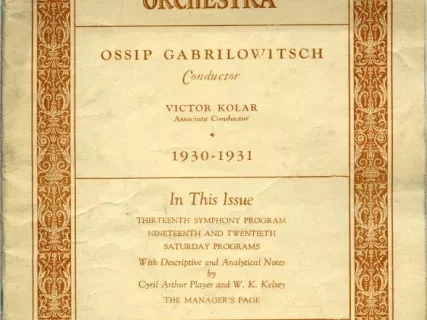 Program, Concert